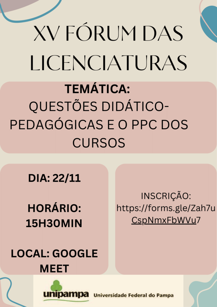 Xv F Rum Das Licenciaturas