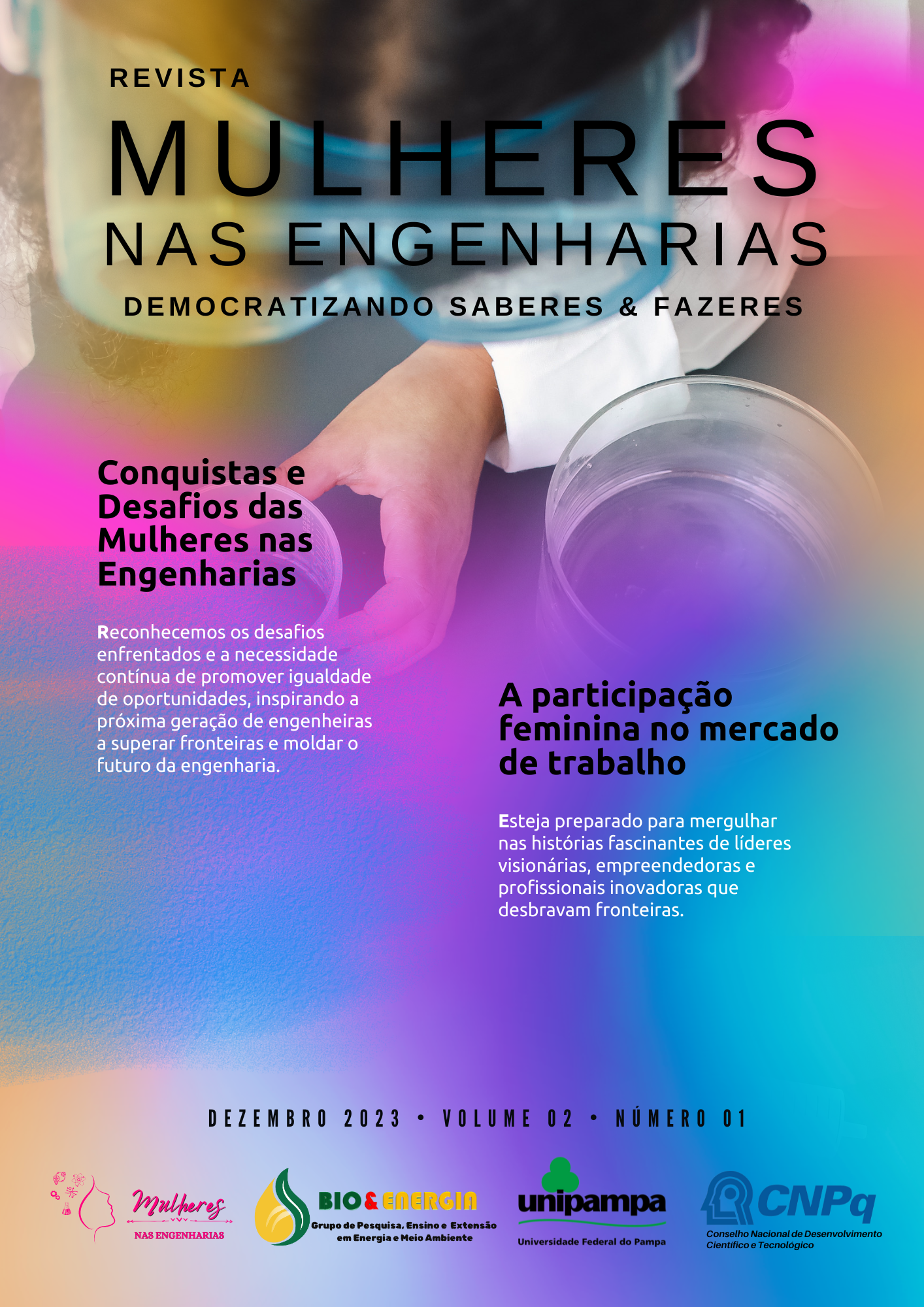 Capa da Revista Mulheres nas Engenharias