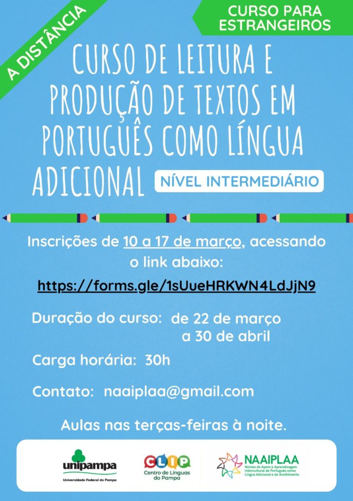 Cursos de Português para Estrangeiros a distância