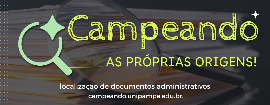 Campeando as próprias origens! Campeando as próprias origens!