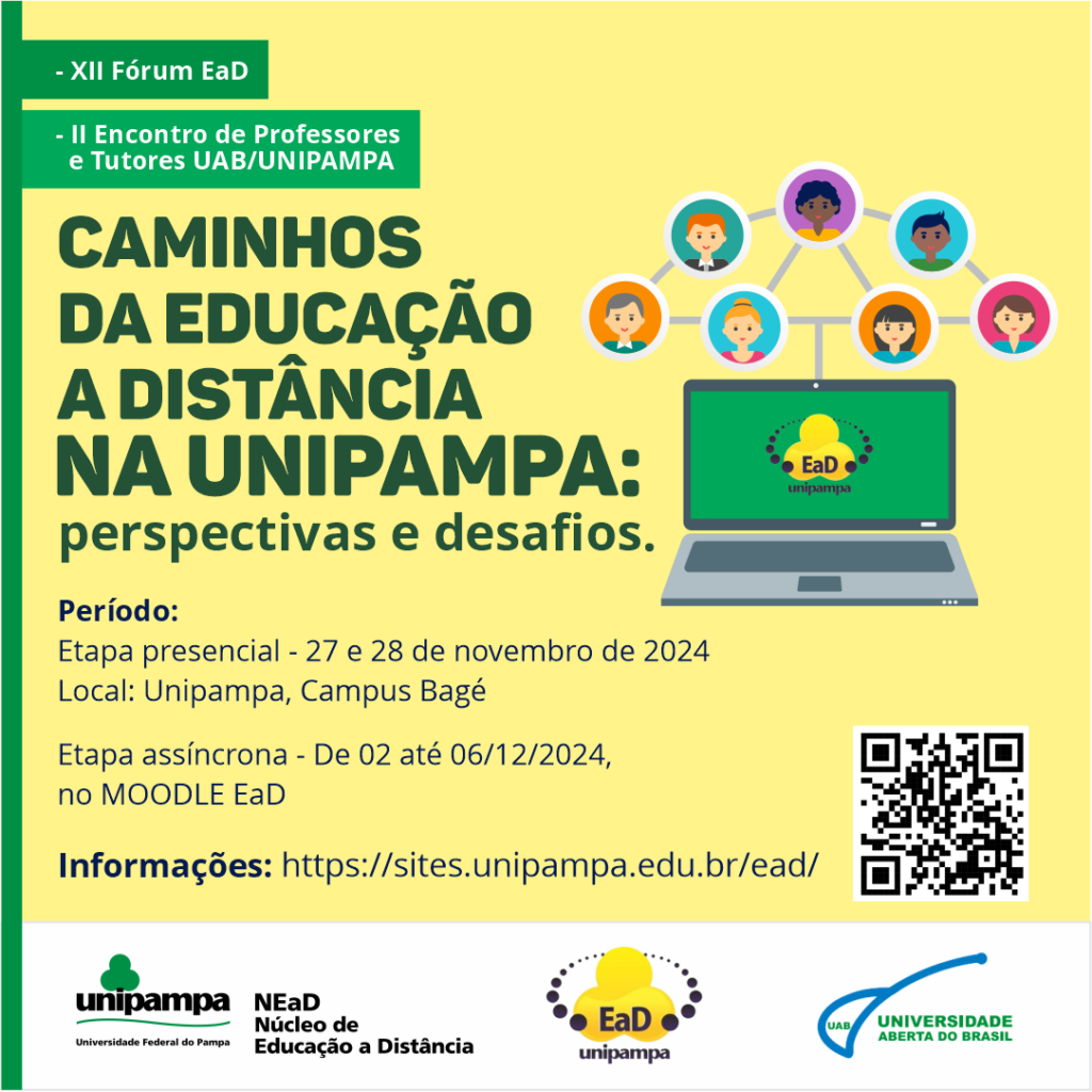 Etapa presencial/síncrona 27 e 28 de novembro de 2024, no campus Bagé