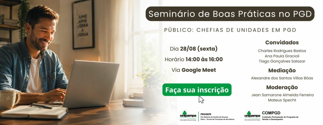 Boas práticas no PGD