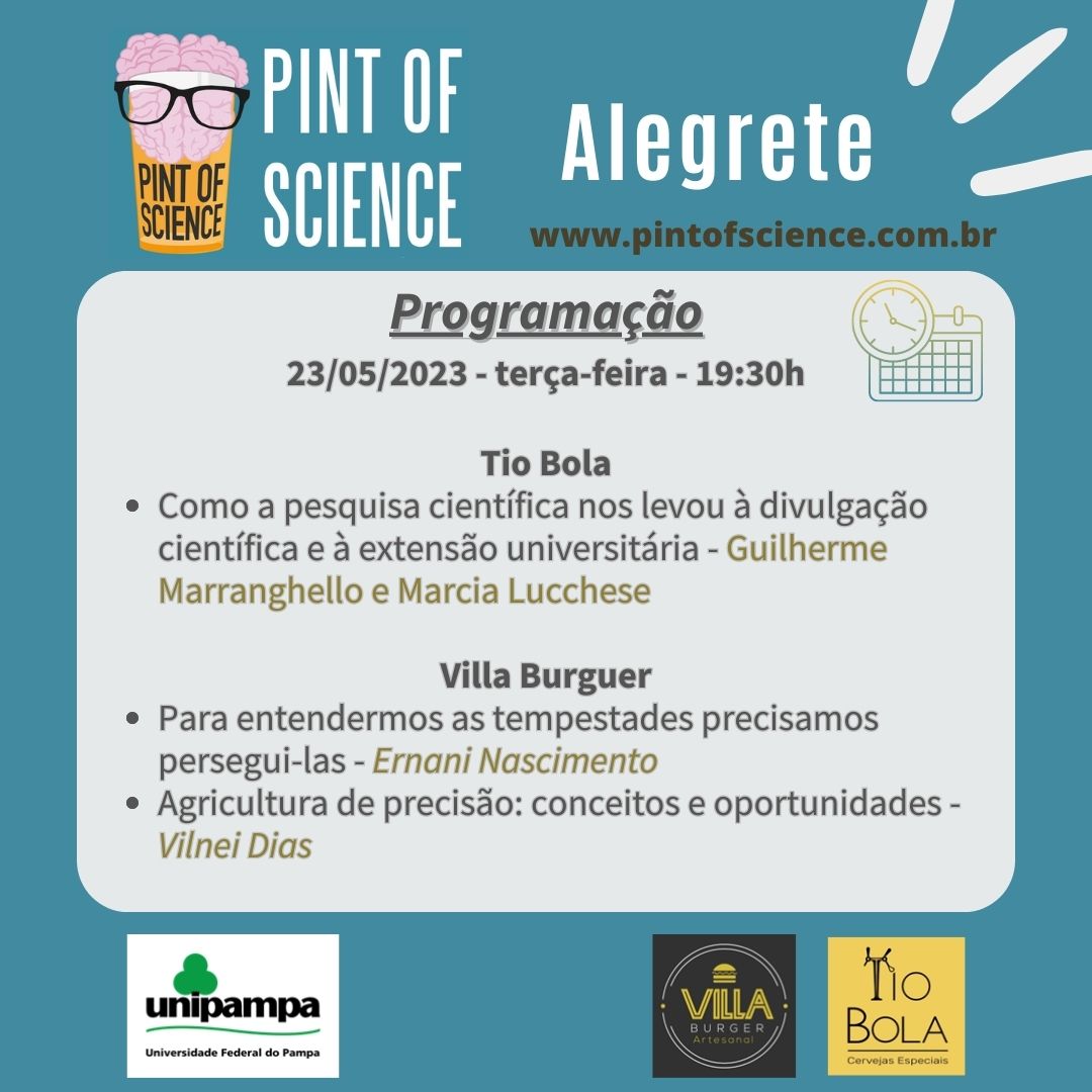 Pesquisadoras do PPGCEM participam do Pint of Science – Programa