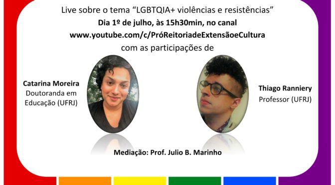 LGBTQI +violências e resistências