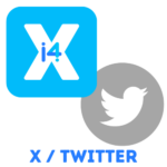 Ícone X e Twitter i4