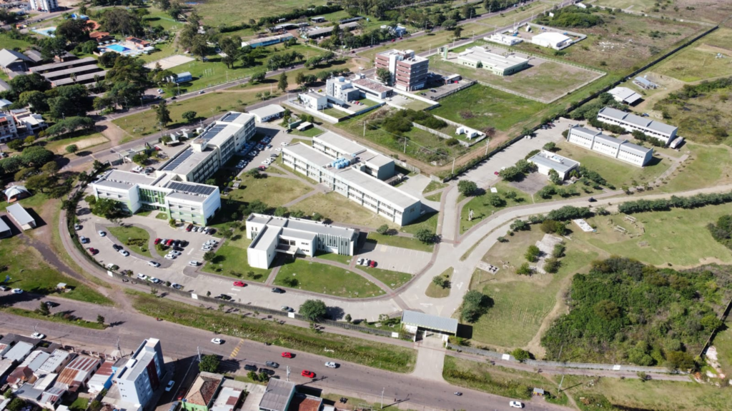 Vista aérea do campus Alegrete da UNIPAMPA