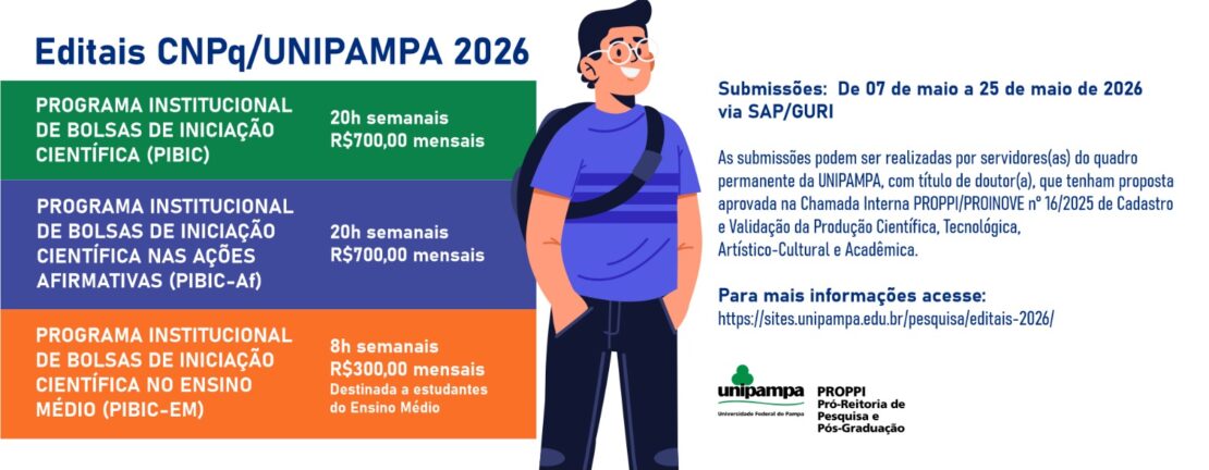 Editais CNPq 2026