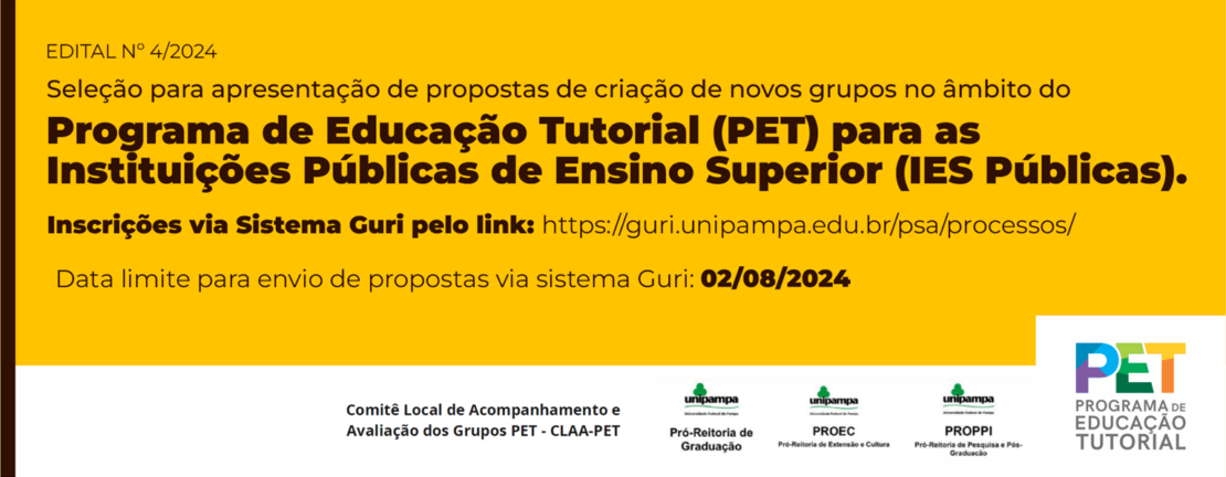 Edital Novos Grupos 2024