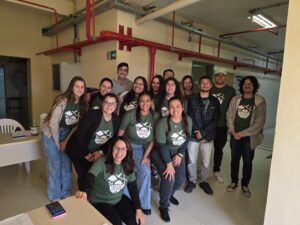 Equipe do PET Engenharias na Semana do Meio Ambiente