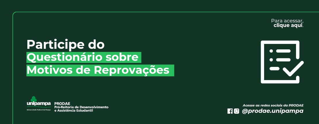 Questionário sobre Motivos de Reprovações