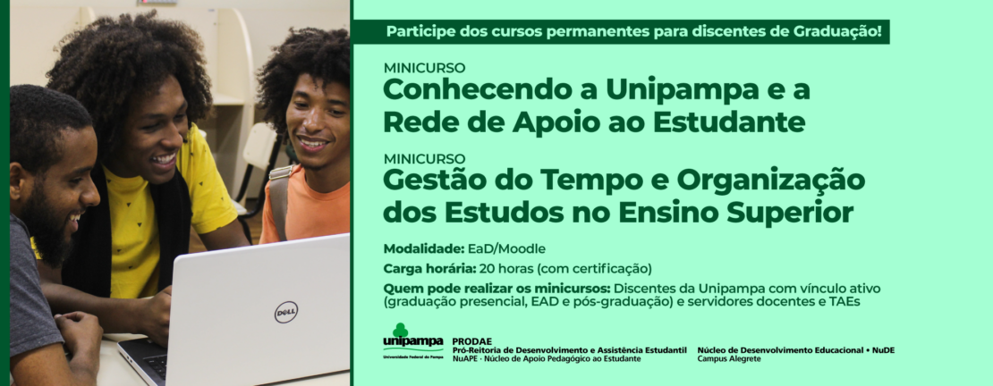 Minicursos para alunos de graduação – atualizado