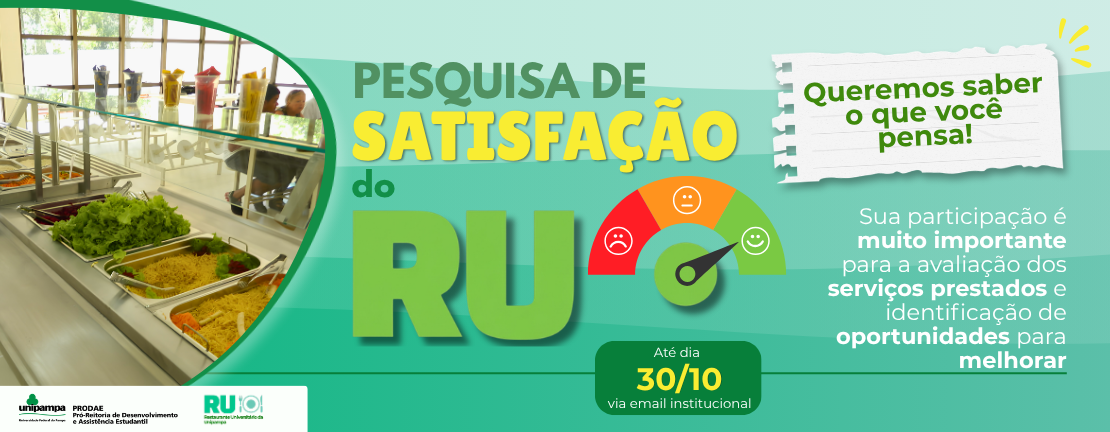 Pesquisa de Satisfação – RUs