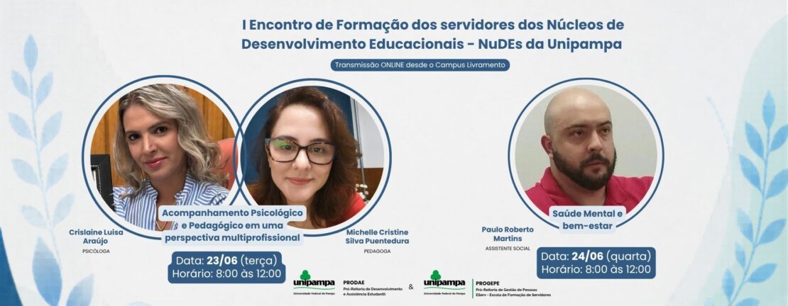 Encontro de Formação de Servidores dos NUDES