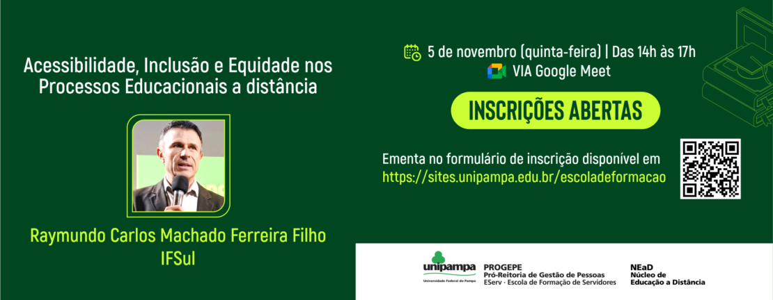 Acessibilidade, Inclusão e Equidade nos Processos Educacionais a distância