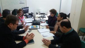 Reunião entre PROGRAD, NUDEPE e PROGEPE sobre o Seminário de Formação Continuada