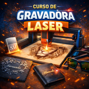 Banner curso de gravação à laser
